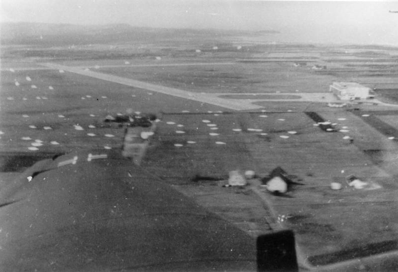 Det tyske fallskjermangrepet på Sola om morgenen 9. april 1940.